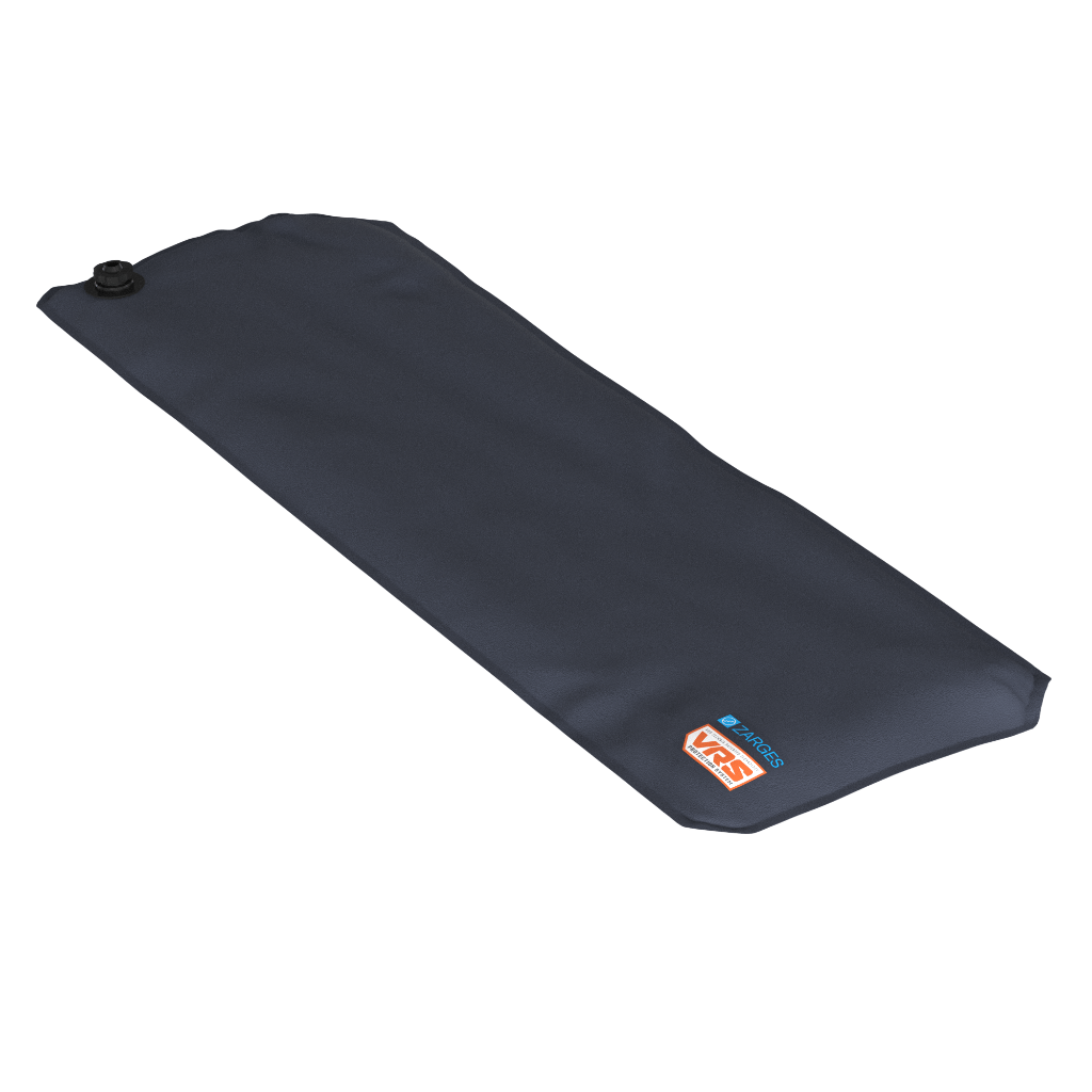 ZARGES KOR Single Panel, dark gray padded panel with valve and VRS logo