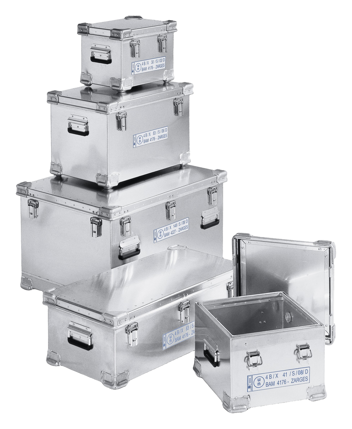 ZARGES K475 aluminum cases – the range, 45133 to 45145