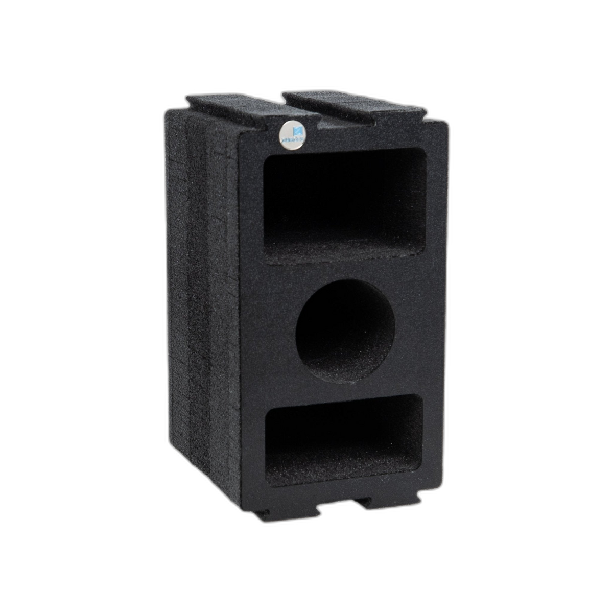 ZARGES Chameleon Module - Double Wide Camera standing on end, two rectangular bays and a round lens cutout