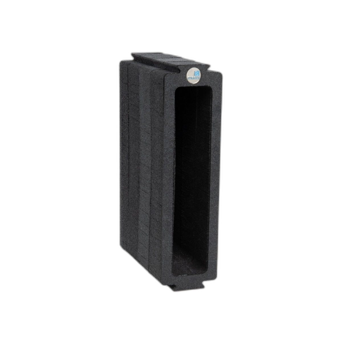 ZARGES Chameleon Module - Single Width, black foam module with one open slot