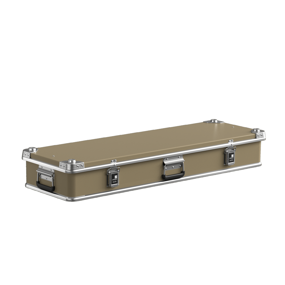 ZARGES Color Wrap for K470-40847 in Beige, closed long case with three latches and center handle