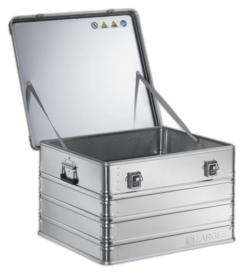 ZARGES K470-40843 aluminum case only, no liner