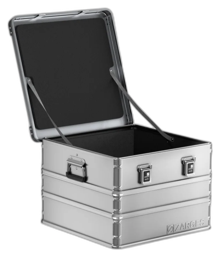 ZARGES K470-40859 aluminum case with factory-installed foam liner