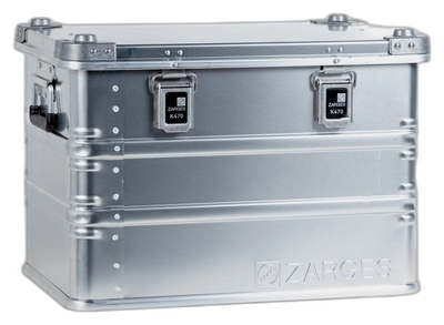 ZARGES Starlink Small Shuttle Case, closed, front view with two latches