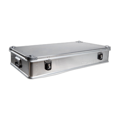 ZARGES Awake F-Series 1 Battery Case, closed, flat aluminum case with two latches