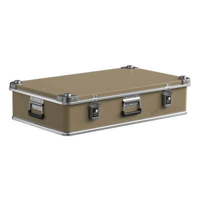 ZARGES Color Wrap K470-31015732 Beige on a flat closed K470 case, front three-quarter view
