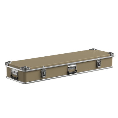ZARGES Color Wrap for K470-31016052 in Beige, closed long case with three latches and center handle