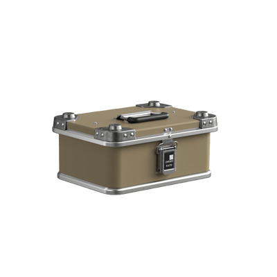 ZARGES Color Wrap K470-40835 Beige on a compact closed K470 case with top handle