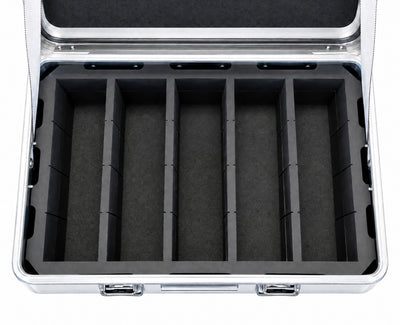 ZARGES CURATOR Open Edition, upper view open without the dividers