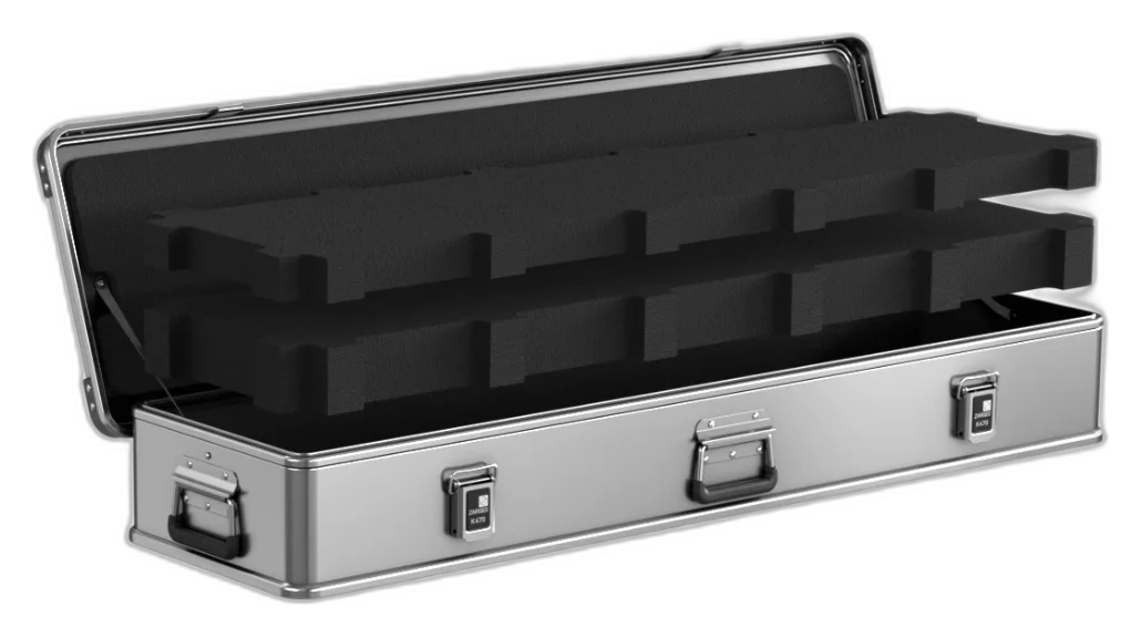 ZARGES K470-31016052 aluminum case with foam fill