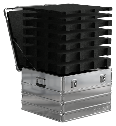 ZARGES K470-40843 aluminum case with foam fill