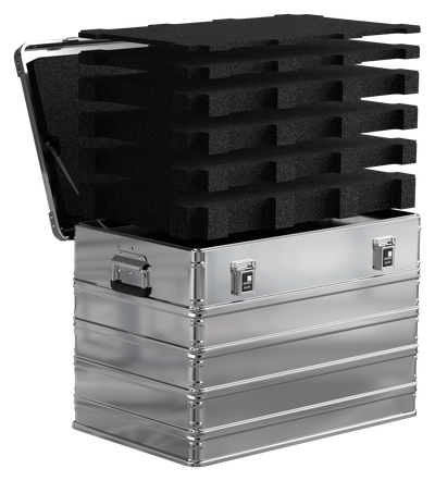 ZARGES K470-40844 aluminum case with foam fill