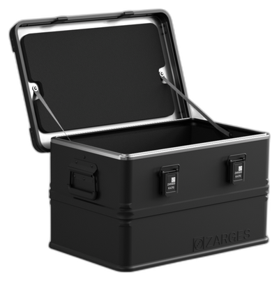 ZARGES K470-Matte Black-31013205 aluminum case with factory-installed foam liner