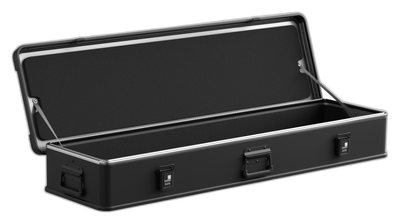 ZARGES K470-Matte Black-31016053 aluminum case with factory-installed foam liner