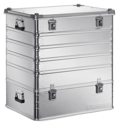 ZARGES K470-Plus Hood Case (units 40504 & 40506), closed, tall hood latched onto its base