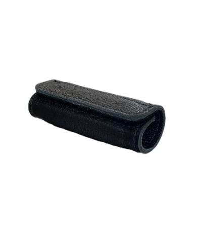 ZARGES Leather Handle, black leather grip cover wrapped into a tube, on its own