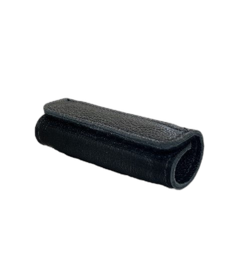 ZARGES Leather Handle, black leather grip cover wrapped into a tube, on its own