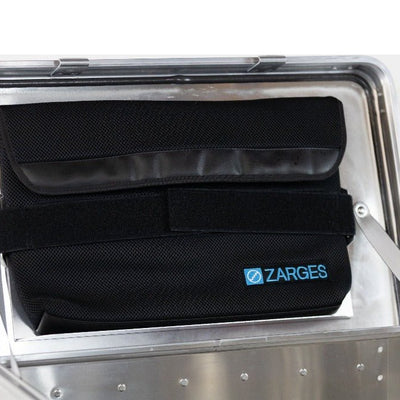 ZARGES lid pocket 41820 fitted inside a case lid