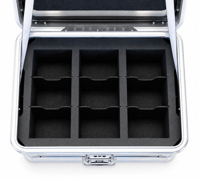 ZARGES NOMAD Open Edition, upper view open with dividers
