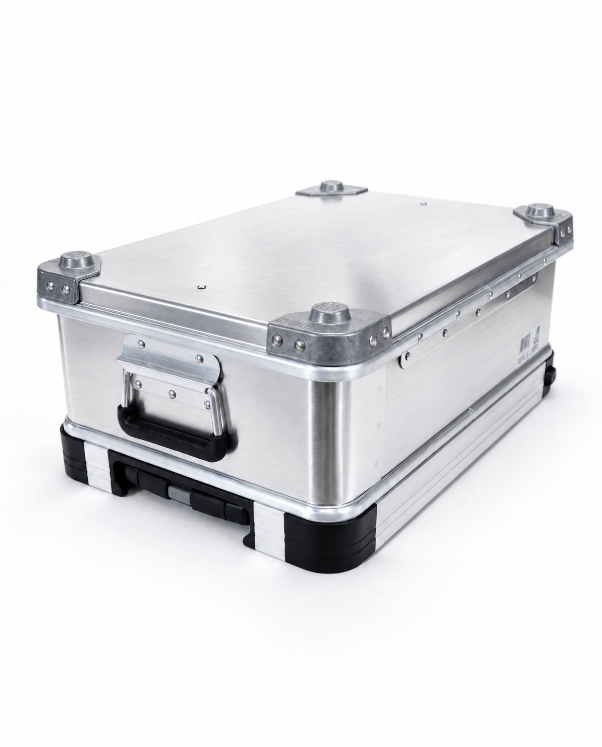 ZARGES VOYAGER Open Edition, closed, back-right angle showing the hinge side and end handle